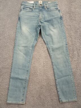 NWT Flint and Tinder Jeans Men's Size 28x30 Light Wash Tapered Fit (0987)